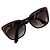 Yves Saint Laurent Occhiali da sole Vintage Pink Plastic Cupidon 125mm Marrone - vista 6