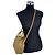 Fendi Vintage Gelbe Textur-Canvas Dome 2Way Crossbody Handtasche Braun - Ansicht 2
