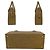 Fendi Vintage Gelbe Textur-Canvas Dome 2Way Crossbody Handtasche Braun - Ansicht 4