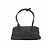 Autre Marque Bolso Maddie efecto croco negro