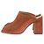 SéZane Bruna High Mules Leder Camel Kamel - Ansicht 2