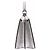 Borsa Fendi Peekaboo in pelle argentata Argento - vista 5