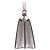 Borsa Fendi Peekaboo in pelle argentata Argento - vista 6
