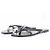 Autre Marque Schwarze Paloma Sandalen