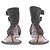 Laurence Dacade Schwarze Sandalen mit Strass - Ansicht 3
