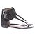 Laurence Dacade Schwarze Sandalen mit Strass - Ansicht 6