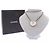 Collana a cuore Chanel in pelle nera Nero - vista 7