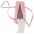 Autre Marque BY MINA Handtasche aus Leder Rosa Pink - Ansicht 7