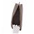 Autre Marque Clutch KATT FORE em couro marrom - vista 7