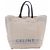 Cabas Céline Canvas Tote Bag Beige