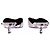 Autre Marque Mules en cuir effet serpent "Gigio" Violet - vue 7