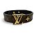 Pulsera de cuero Monogram Louis Vuitton con dijes Castaño