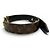 Pulsera de cuero Monogram Louis Vuitton con dijes Castaño - vista 3