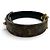 Pulsera de cuero Monogram Louis Vuitton con dijes Castaño - vista 5