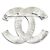 Spilla Bijou Chanel in cristallo e strass argento - vista 2
