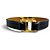 Hermès Bracciale charm Hermes Micro Rival in pelle Swift Nero - vista 5