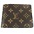 Louis Vuitton Monogram Bi-Fold Wallet Brown