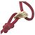 Bracciale Rigido Cartier Trinity in Oro 18K Rosso - vista 5