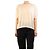 Loro Piana Feinstrick-Top mit kurzen Ärmeln in Creme - Größe M Roh