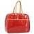 LOUIS VUITTON Monogram Vernis Sutton Hand Bag Red Rouge M91080 LV