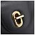 GUCCI Bolsa de mão em couro preto e dourado 000 406 1080 - vista 17