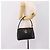 GUCCI Bolsa de mão em couro preto e dourado 000 406 1080 - vista 26