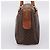 Céline CELINE Macadam Canvas Mini Boston Bag PVC Leder Braun Gold - Ansicht 4
