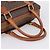 Céline CELINE Macadam Canvas Mini Boston Bag PVC Leder Braun Gold - Ansicht 7