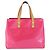 LOUIS VUITTON Monogram Vernis Reade PM Hand Bag Fuchsia Pink M91221 - vista 13