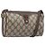 GUCCI GG Supreme Web Sherry Line Bag PVC Beige Gold 89 02 018