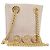 Tiffany & Co TIFFANY&Co. Chain Shoulder Bag Leather Beige Gold Tone