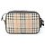 Bolsa de Ombro Burberry Nova Check em Lona e Couro Preto - vista 3