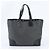 Sac cabas en cuir Bally Emblem Logo Marron Noir - vue 3