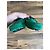 Mocassini Gucci in suede verde dettaglio Bamboo - vista 5
