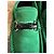 Mocassini Gucci in suede verde dettaglio Bamboo - vista 8