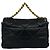 Chanel 19 Coco Mark Schultertasche mit Kette aus Lammleder Schwarz - Ansicht 3