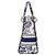 Borsa Christian Dior LADY D-LITE Medium Toile de Jouy Embroidery Blu - vista 4