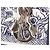 Borsa Christian Dior LADY D-LITE Medium Toile de Jouy Embroidery Blu - vista 8