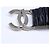 Chanel B25 V AAB080 Ledergürtel Schwarz - Ansicht 3