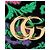 Borsa Gucci 550130 Ally in velluto ricamato - vista 8