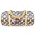 Borsa Louis Vuitton Monogram Watercolor Papillon 30 Marrone - vista 3