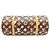 Borsa Louis Vuitton Monogram Watercolor Papillon 30 Marrone - vista 5