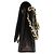 Borsa a tracolla portafoglio Chanel Classic Caviar nera senza logo Nero - vista 2
