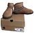 UGG Classic Mini Crescent - Botas de Gamuza Marrón Castaño