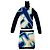 Versace Jeans Couture Conjunto de Camisola de Lã e Saia Branco Azul Azul claro Azul escuro