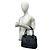 Borsa in pelle Loewe Vintage con logo Barcelona inciso Blu navy - vista 2