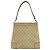 Borsa a tracolla Gucci in tela GG beige e pelle