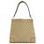 Borsa a tracolla Gucci in tela GG beige e pelle - vista 3