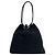 Borsa semi-spalla in pelle e tela GG Canvas Gucci con coulisse Nero - vista 3