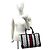 Gucci Vintage Sherry Line GG Pattern Mini Boston Bag Rot Marineblau - Ansicht 2